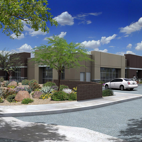 Industrial project 3D rendering Phoenix Arizona