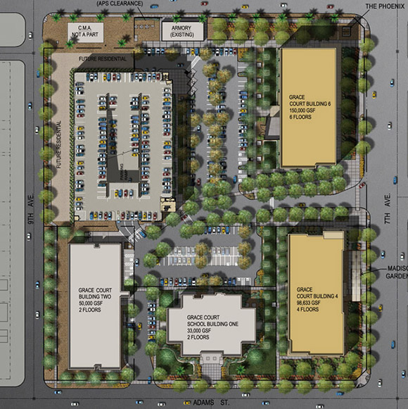 2D site plan