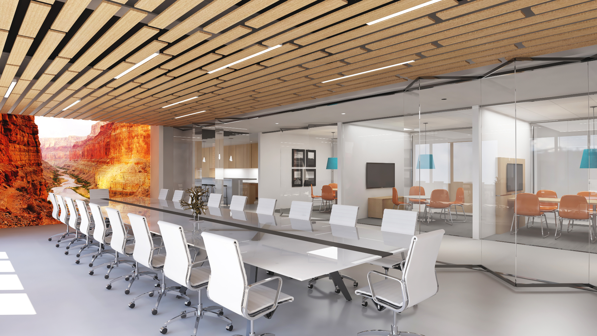 Office of the Future 3D interior rendering Scottsdale