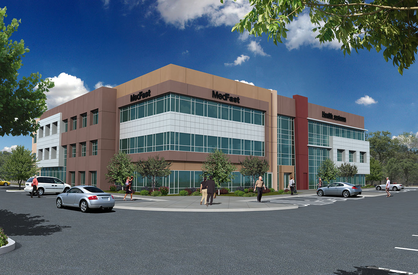 Commercial project 3D rendering Phoenix Arizona