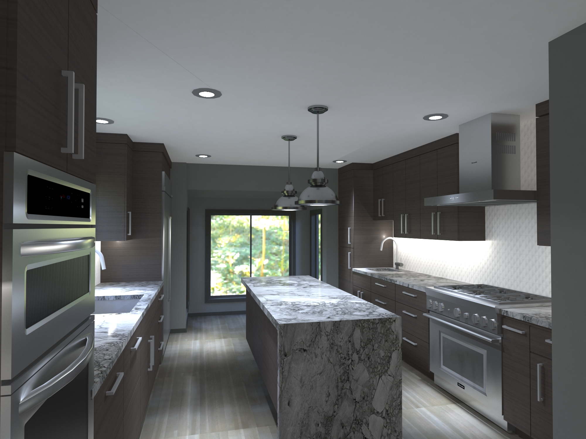 Lake Tahoe Kitchen Remodel - view 2