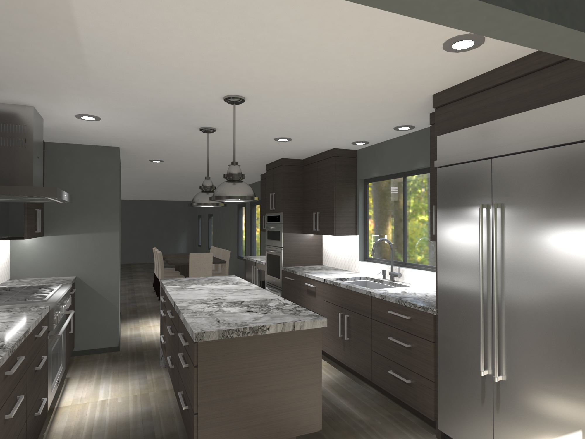 Lake Tahoe Kitchen Remodel - view 3