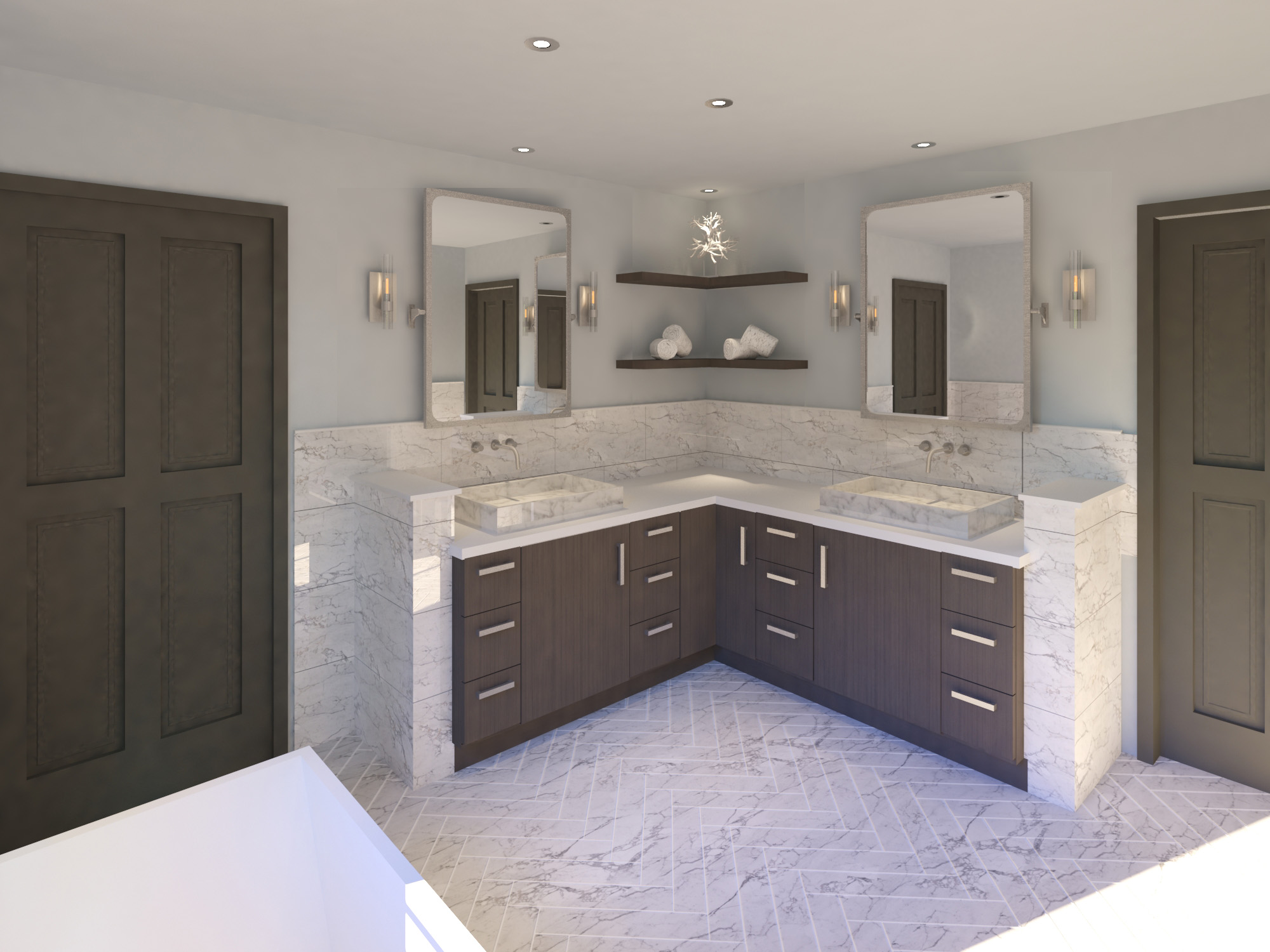 Lake Tahoe Master Bath Remodel - view 3