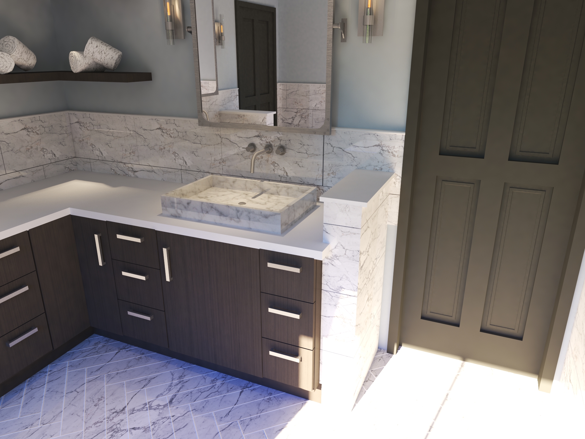 Lake Tahoe Master Bath Remodel - view 6