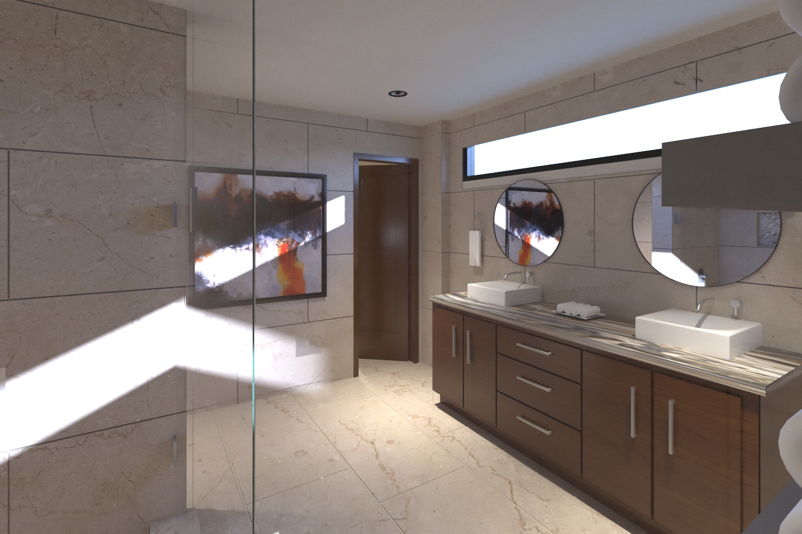 Villa Macaw residential interior rendering Manuel Antonio Costa Rica